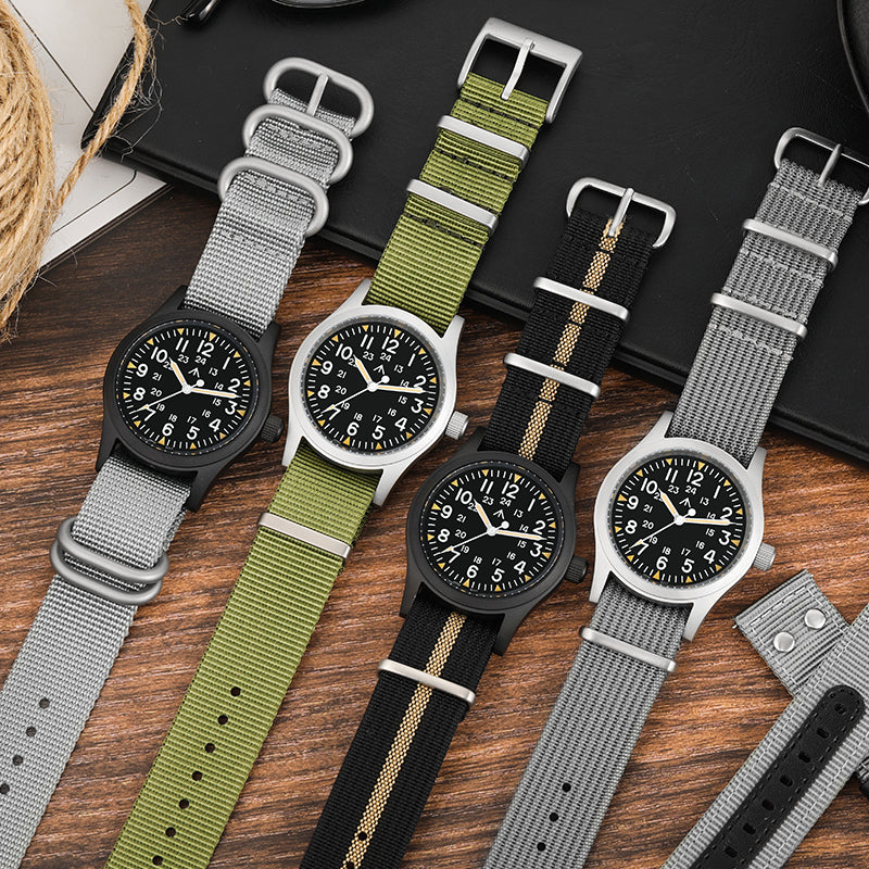 Militado 38mm Sapphire Crystal Field Military Watch ML05