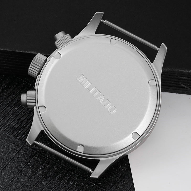 Militado 39mm Retro VK67 Quartz Chronograph Watch ML1868