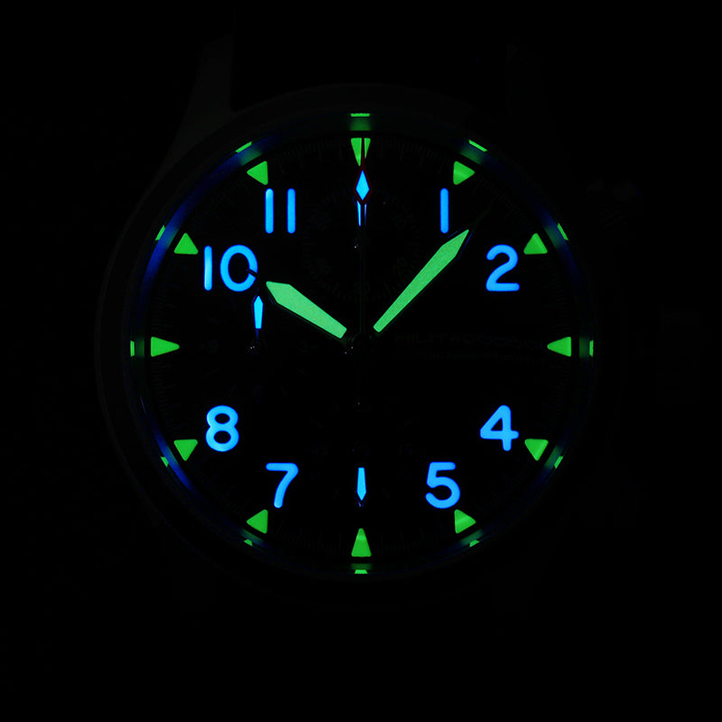 Militado 39mm Retro VK67 Quartz Chronograph Watch ML1868