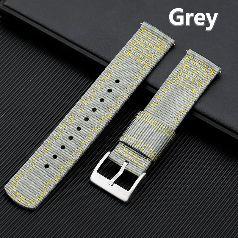 Premium Quality Nylon Fabric Strap for Military Watch 20mm 22mm