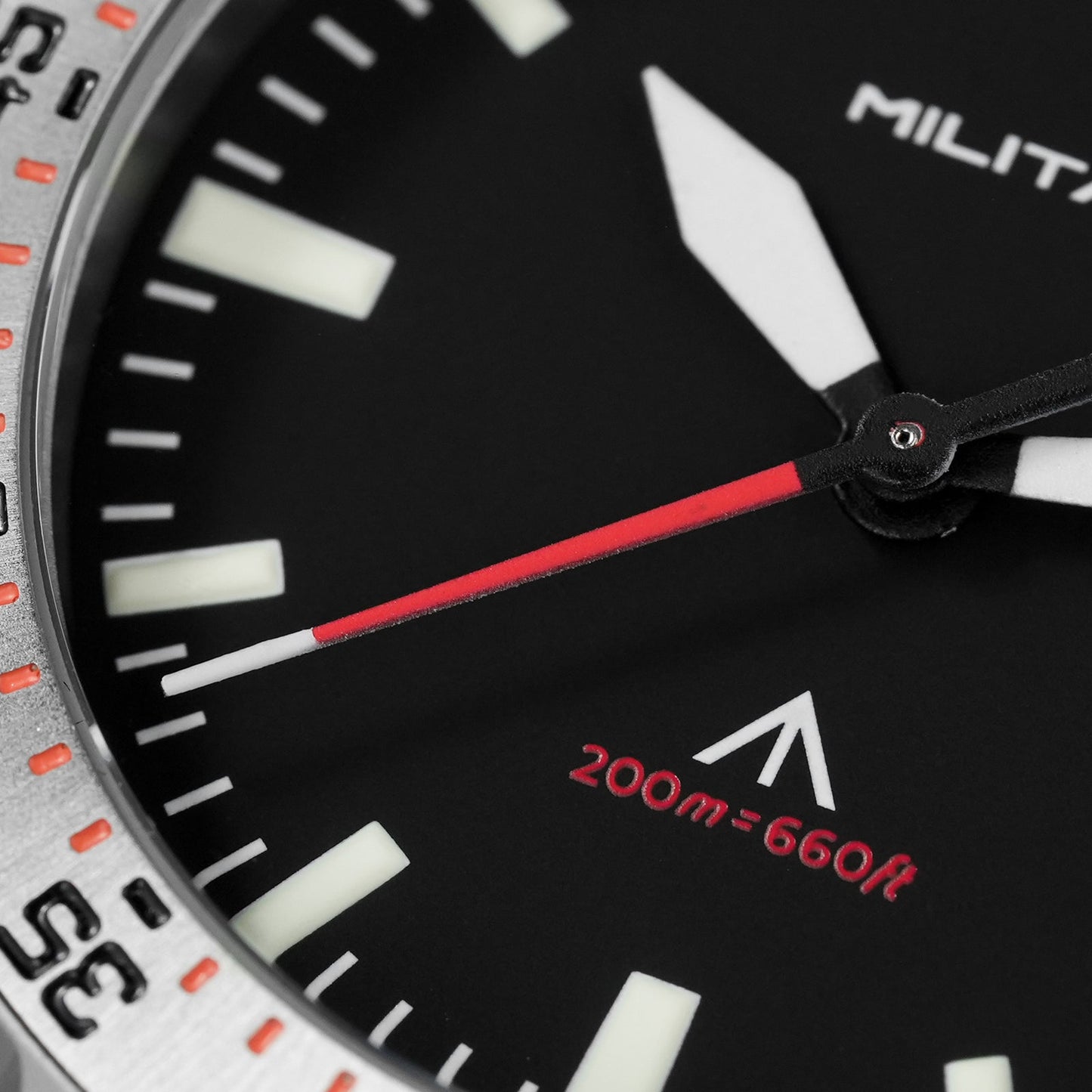 ★Hot Selling★Militado 39mm Dive Watch Sapphire Crystal Military Watch ML16