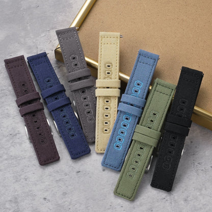 New Arrival Canvas Watch Strap Vintage Watch band 20mm 22mm