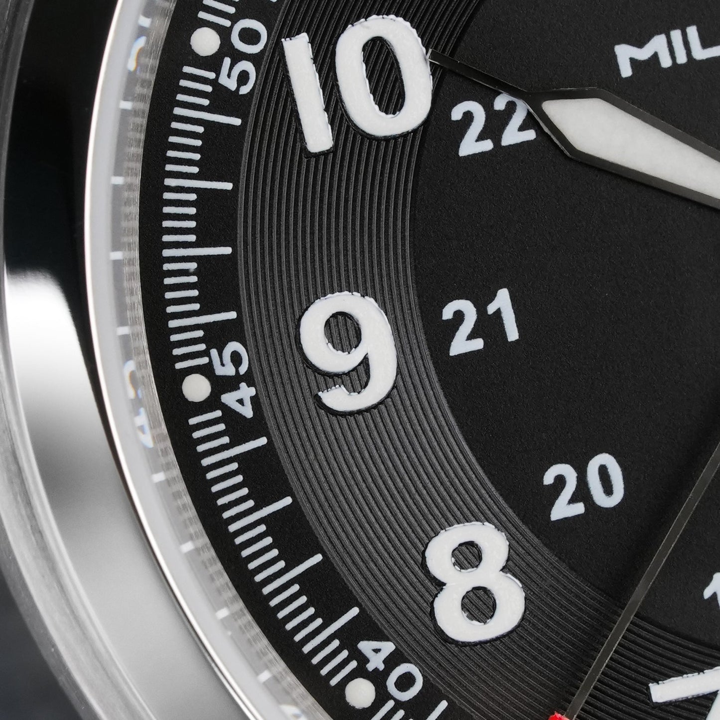 ★11.11 Sale★Militado VH31 38mm Sapphire Crystal Field Watch ML08 White Dial