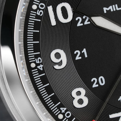 ★11.11 Sale★Militado VH31 38mm Sapphire Crystal Field Watch ML08 White Dial