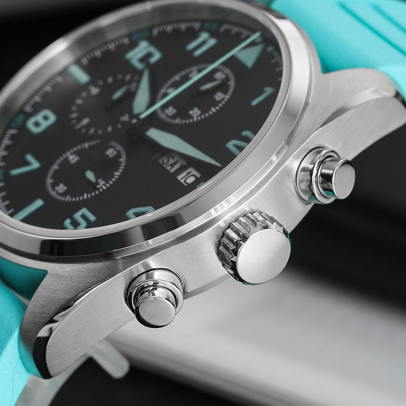 Militado 39mm Vintage Chronograph Quartz Watch ML04