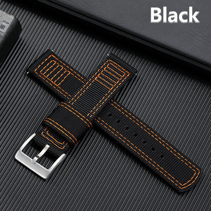 Premium Quality Nylon Fabric Strap for Military Watch 20mm 22mm