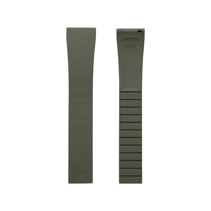 Cut-to-Size FKM Rubber Watch Strap 18mm/20mm/21mm/22mm