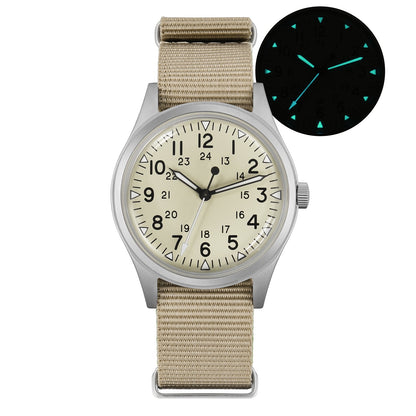 Militado 36mm High Domed VH31 Field Watch ML07