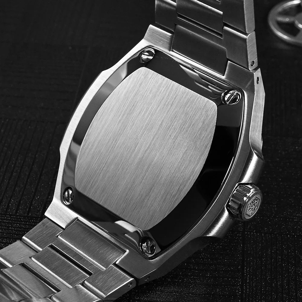 San Martin Nautilus MOD SN0075G 43mm Sw200  PT5000 Automatic AR Sapphire 20 ATM BGW-9