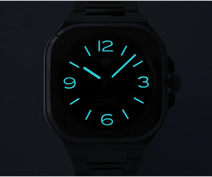 San Martin Square Watch SN0074G 40mm PT5000 Sw200  Automatic 10 Bar BGW-9 Lume