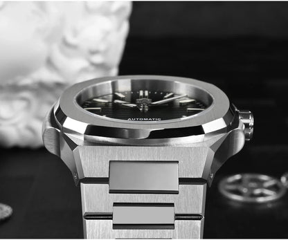 San Martin Nautilus MOD SN0075G 43mm Sw200  PT5000 Automatic AR Sapphire 20 ATM BGW-9