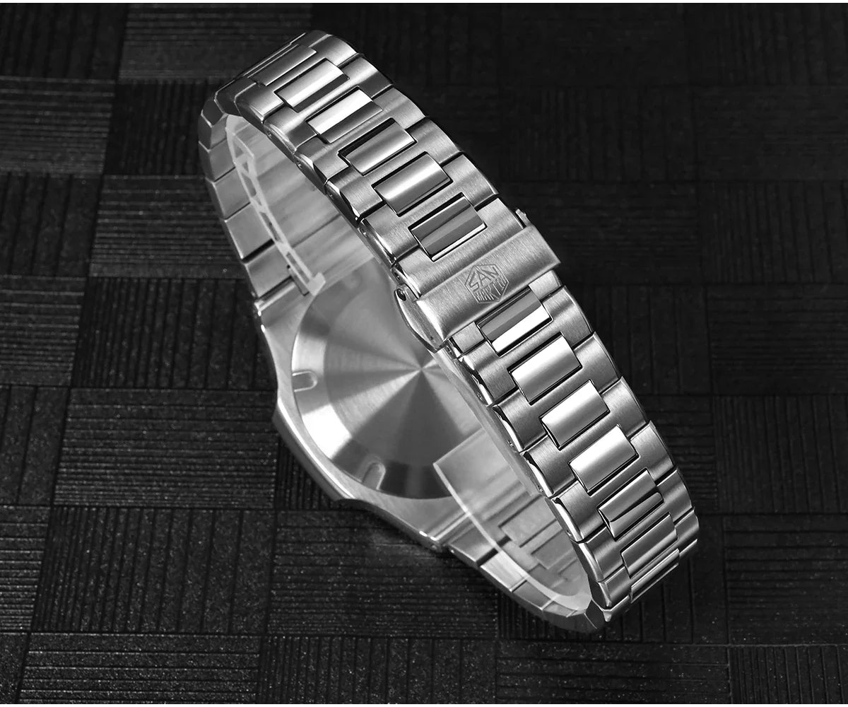 San Martin SN0076 42mm PT5000 Sw200 Automatic Dress Watch 20bar AR Sapphire BGW9 Lume