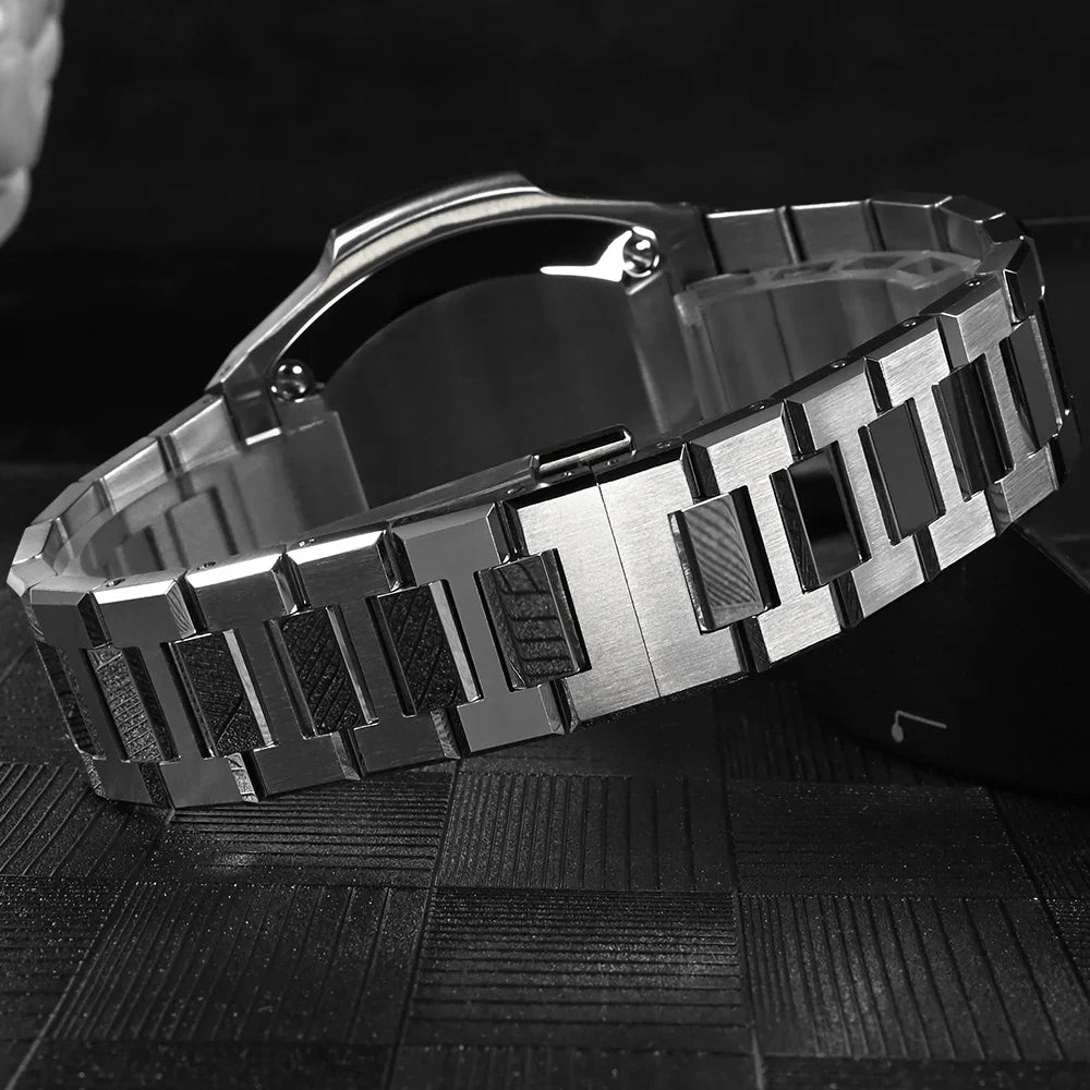 San Martin Nautilus MOD SN0075G 43mm Sw200  PT5000 Automatic AR Sapphire 20 ATM BGW-9