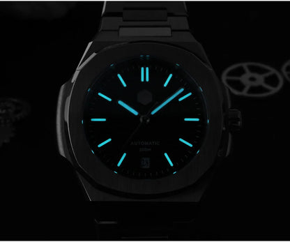 San Martin Nautilus MOD SN0075G 43mm Sw200  PT5000 Automatic AR Sapphire 20 ATM BGW-9