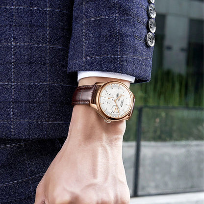 Corgeut 6658 Chronograph Watch Dress 40MM 3ATM Hardlex