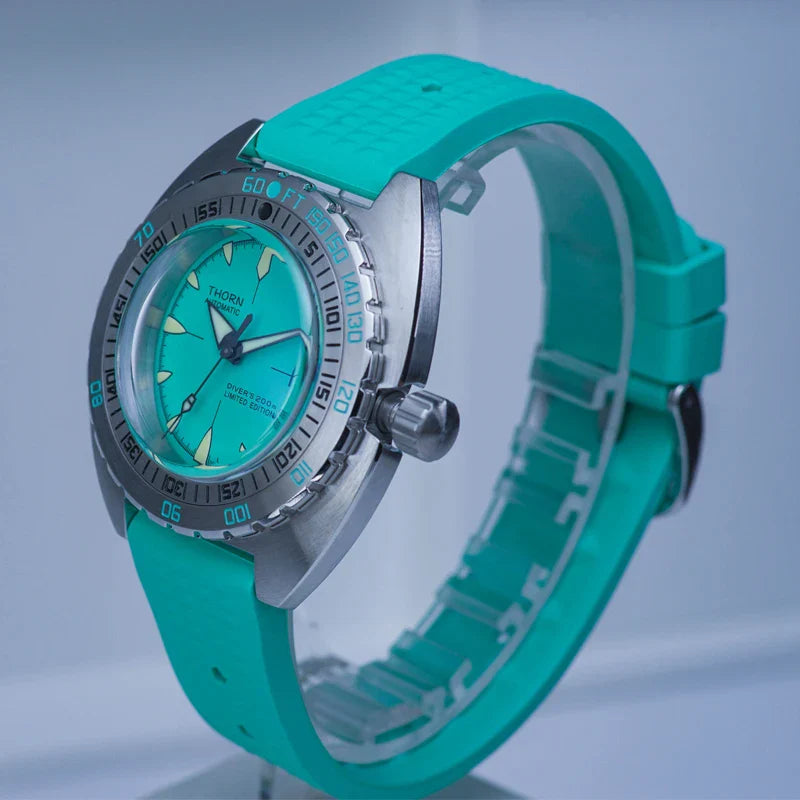 THORN SHY020 Turtle SUB 300T Automatic NH35 44mm AR Sapphire Glass C3 Luminous 200Bar Diver
