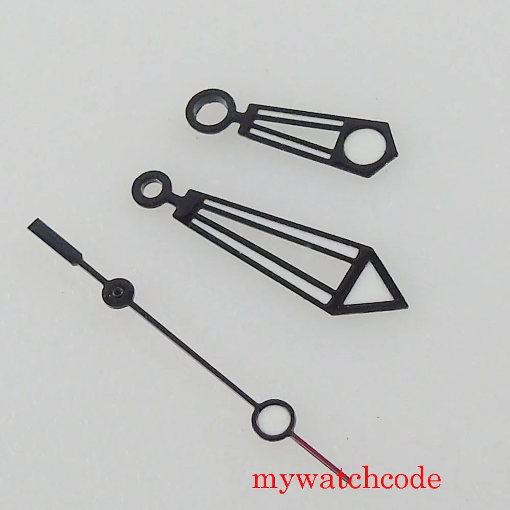 For NH35 Automatic Movement Watch Parts Dial Hands With Date Window Luminous Marks