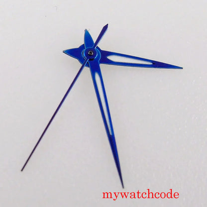 Green Luminous Metallic Watch Hands For NH 35 NH 36 MI YOTA 8215 821A E TA 2824 2836 Automatic Movement