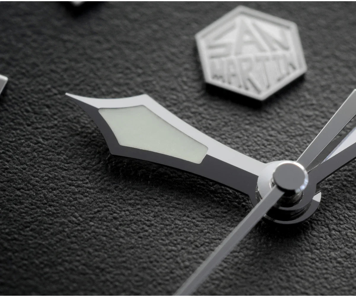 San Martin Diver SN0055G 42mm PT5000 SW200 Automatic Watch AR Sapphire 20Bar BGW-9 Lume