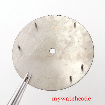 29mm Logo/Sterile Watch Dial Face Hands Set Fit NH 35 NH 36 ET A2824 PT 5000 MIY OTA82 Series DG2813 Movement Green Luminous