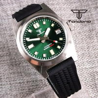 green dial with logo