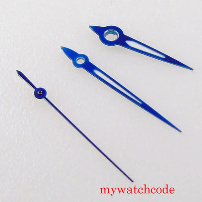 Green Luminous Metallic Watch Hands For NH 35 NH 36 MI YOTA 8215 821A E TA 2824 2836 Automatic Movement