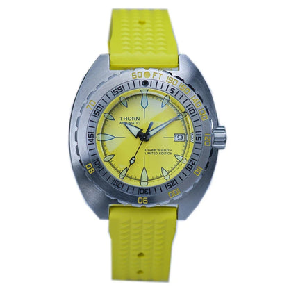 THORN SHY020 Turtle SUB 300T Automatic NH35 44mm AR Sapphire Glass C3 Luminous 200Bar Diver