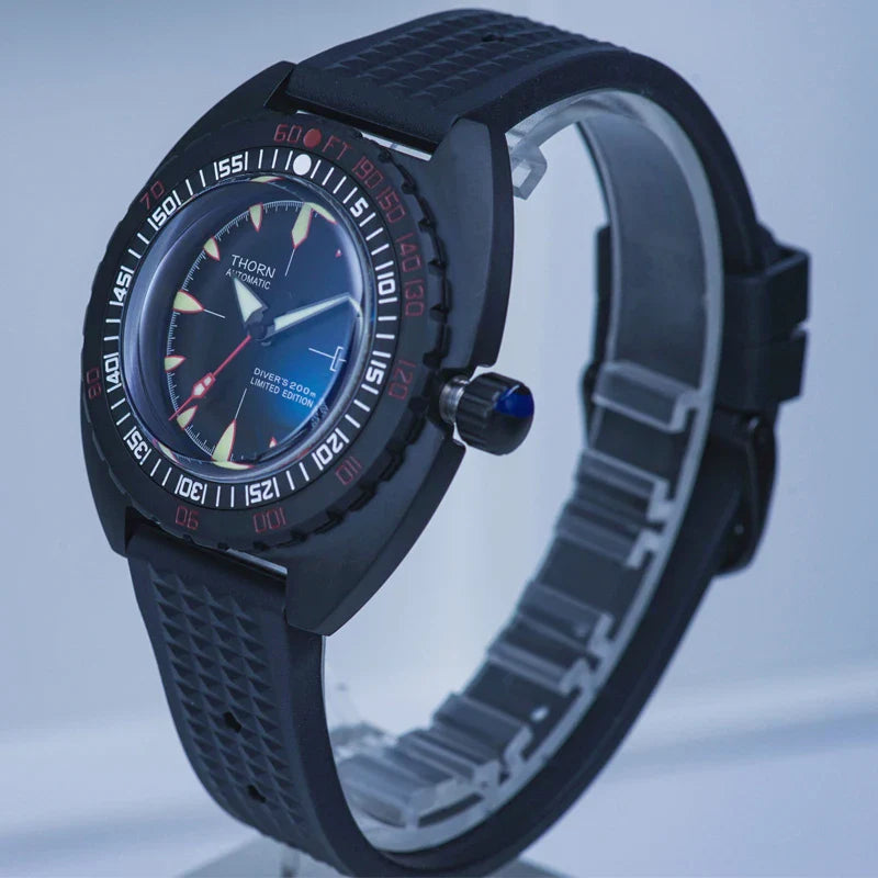 THORN SHY020 Turtle SUB 300T Automatic NH35 44mm AR Sapphire Glass C3 Luminous 200Bar Diver