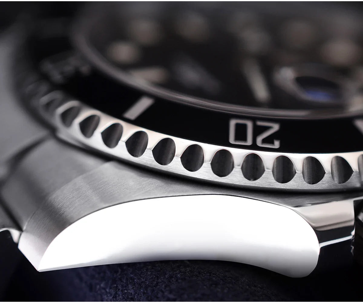 San Martin SUB Diver Sn0019G 41mm Water Ghost PT5000 SW200 Automatic AR Sapphire 20Bar BGW-9 Luminous