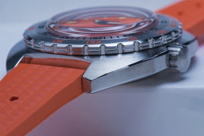 THORN Shirryu Sub 300T Homage SHY020 Turtle Dive 44mm Bubble Sapphire Glass20Bar 44MM C3 lume