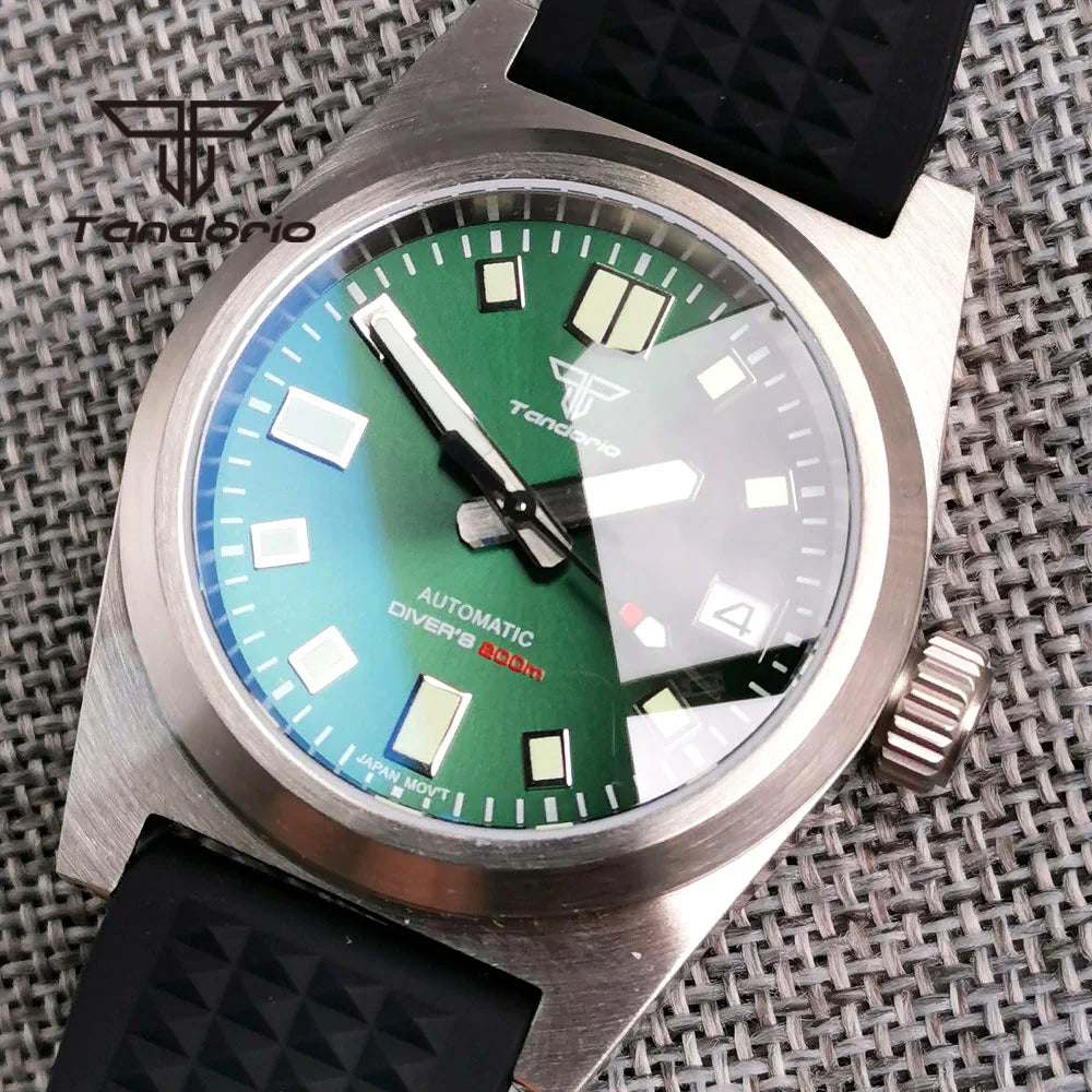 Tandorio TD108A Sunburst Dial NH35A 38mm 20bar Brushed Case AR Sapphire Military Unimatic U2
