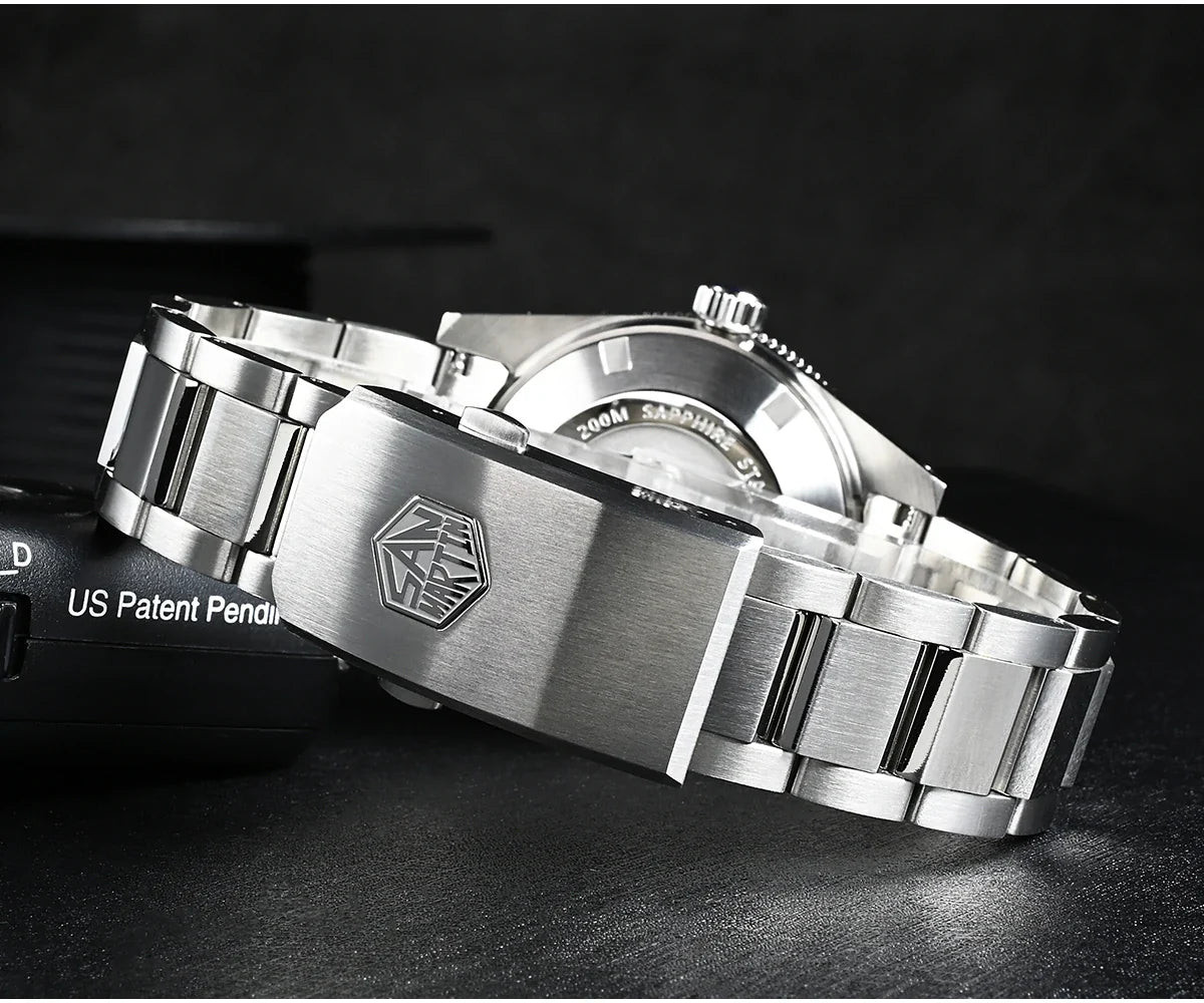 San Martin 62mas V4 Diver SN0007G 41mm NH35 Automatic AR Sapphire  Date Window 20bar c3 Luminous