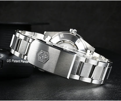 San Martin 62mas V4 Diver SN0007G 41mm NH35 Automatic AR Sapphire  Date Window 20bar c3 Luminous