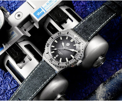 San Martin Diver SN0055G 42mm PT5000 SW200 Automatic Watch AR Sapphire 20Bar BGW-9 Lume