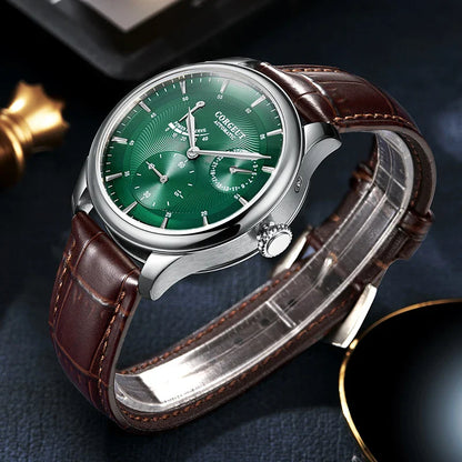 Corgeut 6658 Chronograph Watch Dress 40MM 3ATM Hardlex