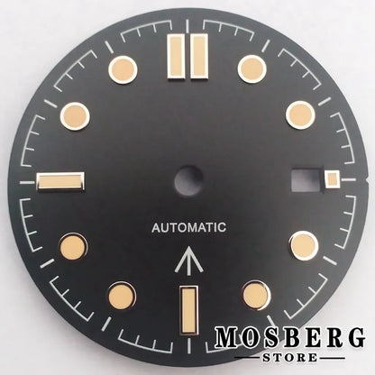 31mm Maker Watch Dial Watch Hands With Date Window Sterile Luminous For NH35 NH36 ETA2824 2836 Miyota8215 8205 DG2813 Movement
