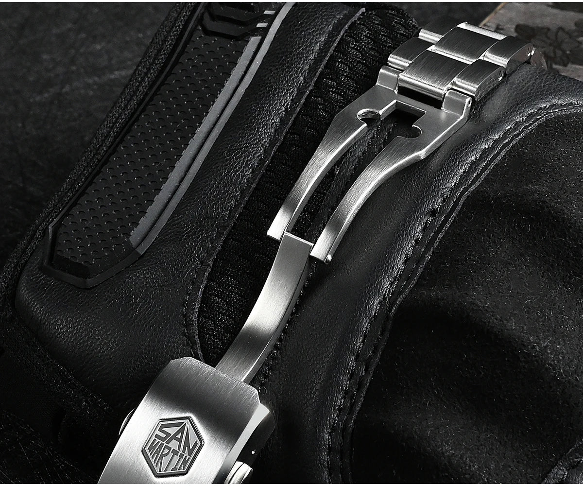 San Martin SUB Diver Sn0019G 41mm Water Ghost PT5000 SW200 Automatic AR Sapphire 20Bar BGW-9 Luminous