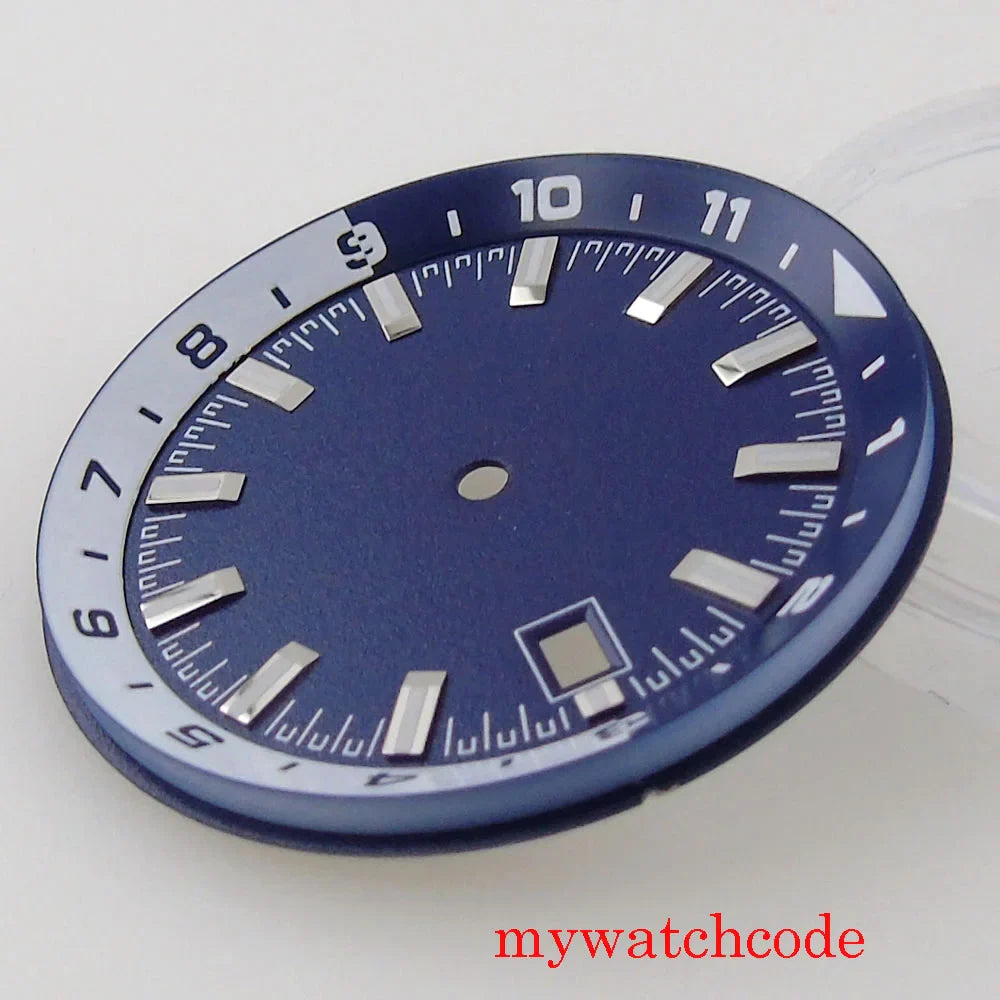 For NH35 NH36 Automatic Movement Sterile Watch Dial Parts With Date Window 36.6mm