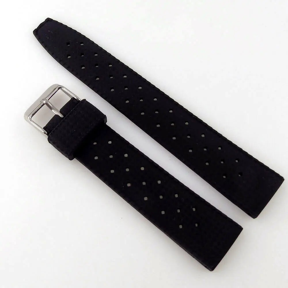 20mm/22mm Watch Band Hole Rubber Strap Pin Clasp Blue/Green/Black Color Watch Parts Replacements