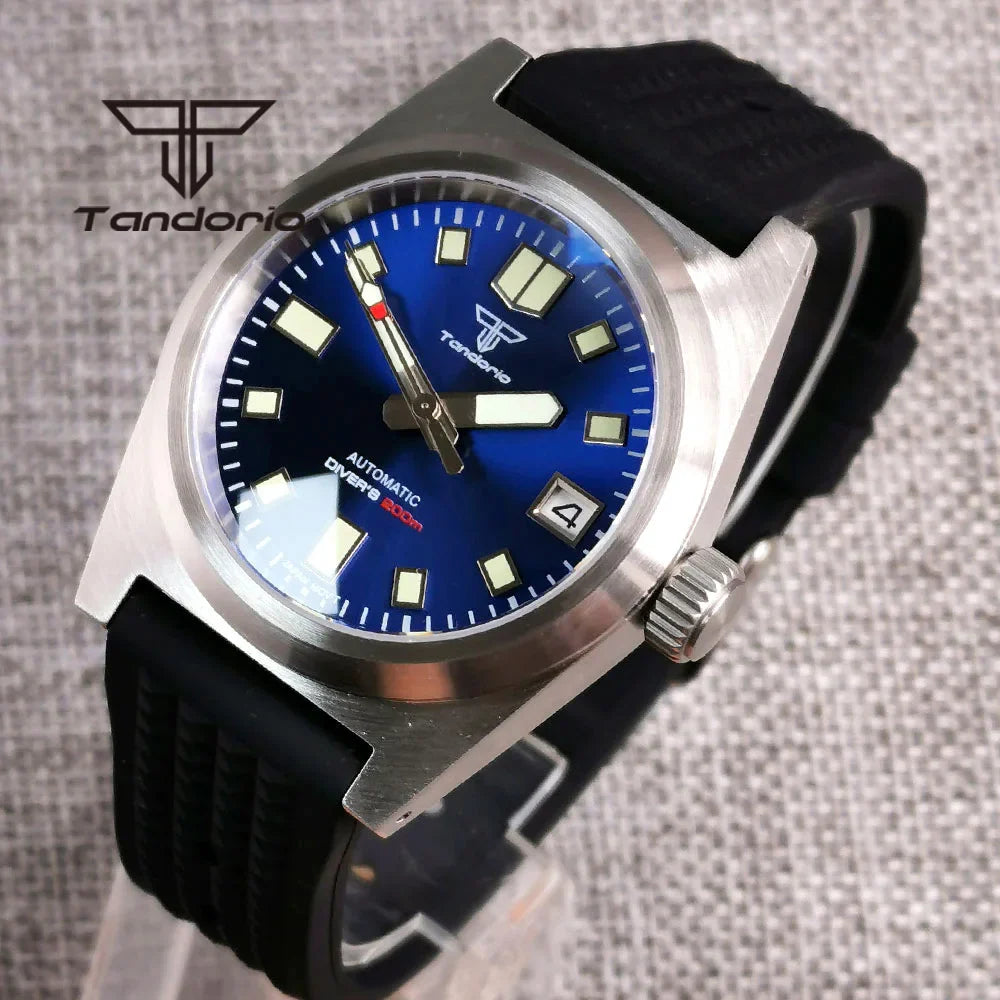 Tandorio TD108A Sunburst Dial NH35A 38mm 20bar Brushed Case AR Sapphire Military Unimatic U2