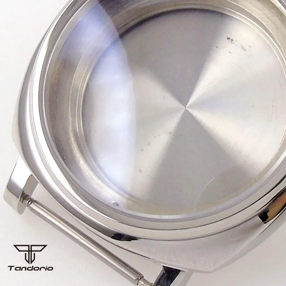 Radiomir Case Cusn8 Solid Bronze Square 42mm Automatic Watch Case Sapphire Fit NH35 NH36 NH34 ETA2824 PT5000 Men's Wristwatch Mod Accessories