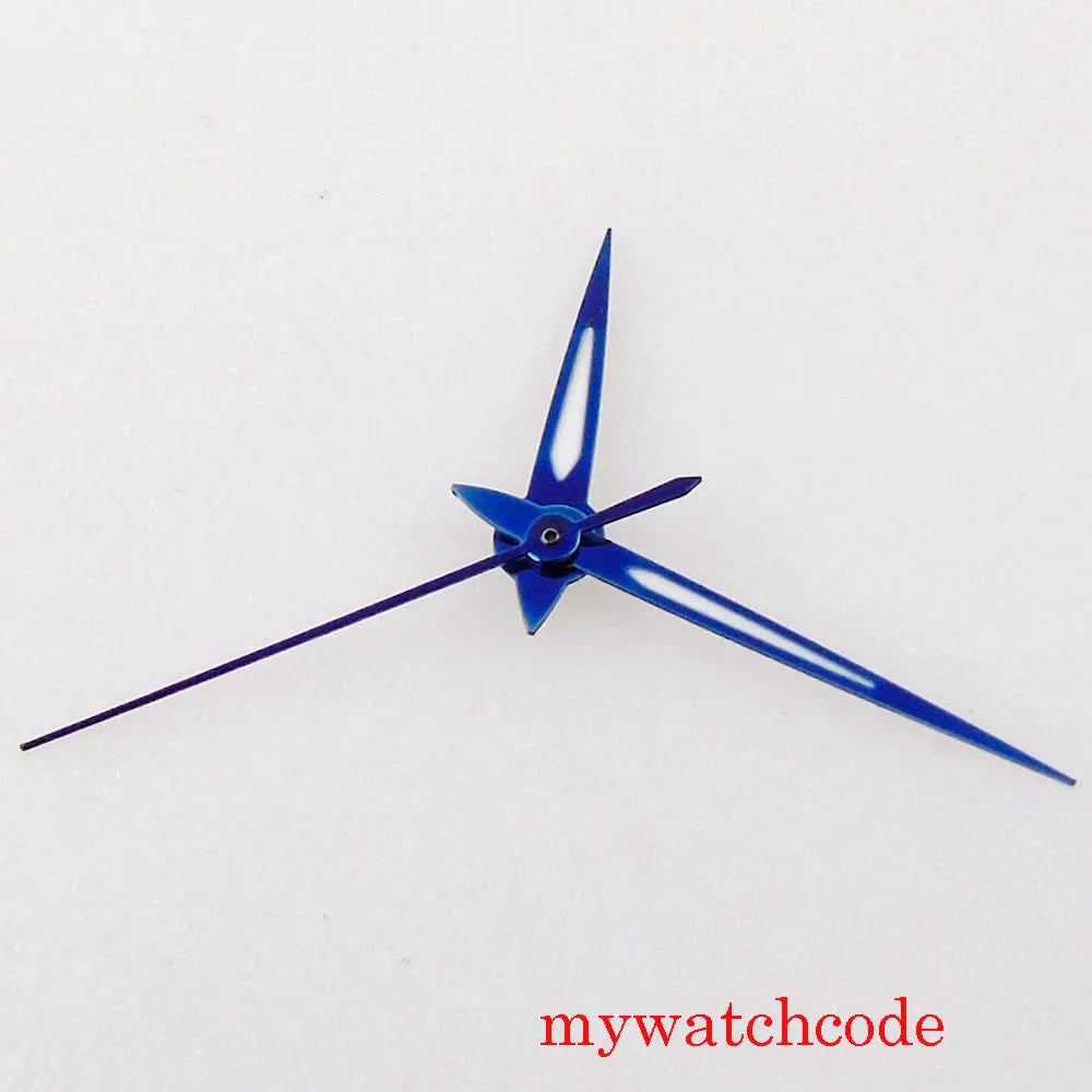 Green Luminous Metallic Watch Hands For NH 35 NH 36 MI YOTA 8215 821A E TA 2824 2836 Automatic Movement