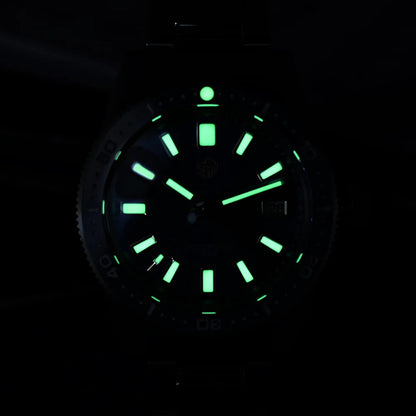 San Martin 62mas V4 Diver SN0007G 41mm NH35 Automatic AR Sapphire  Date Window 20bar c3 Luminous