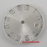 29.2mm silver/black/blue wtach dial date window fit for Miyota 8215/Mingzhu 2813 automatic movement men's watch