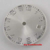 Sterile silver dial