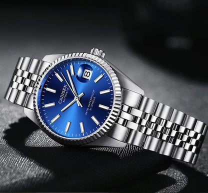 CADISEN C8053 Dress Watch Date Just  miyota 8215 Automatic 38MM Sapphire 5Bar