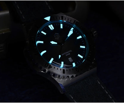 San Martin Diver SN0055G 42mm PT5000 SW200 Automatic Watch AR Sapphire 20Bar BGW-9 Lume
