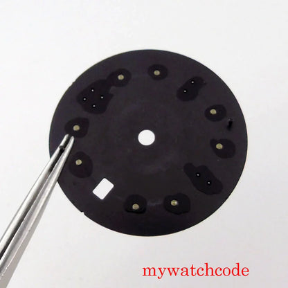 31mm Black Sterile Top Quality Date Window Watch Dial Hands For NH35 Movement Parts