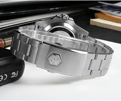 San Martin SUB Diver Sn0019G 41mm Water Ghost PT5000 SW200 Automatic AR Sapphire 20Bar BGW-9 Luminous