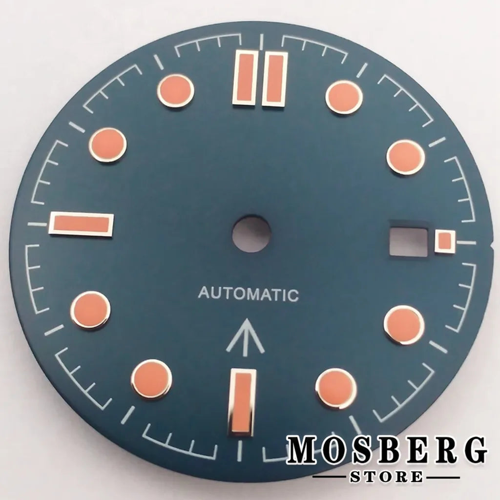 31mm Maker Watch Dial Watch Hands With Date Window Sterile Luminous For NH35 NH36 ETA2824 2836 Miyota8215 8205 DG2813 Movement